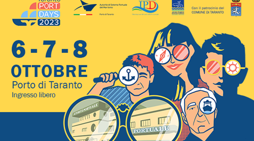 Autorità di Sistema Portuale del Mar Ionio - Porto di Taranto e Jonian Dolphin Conservation insieme per Taranto Port Days 2023